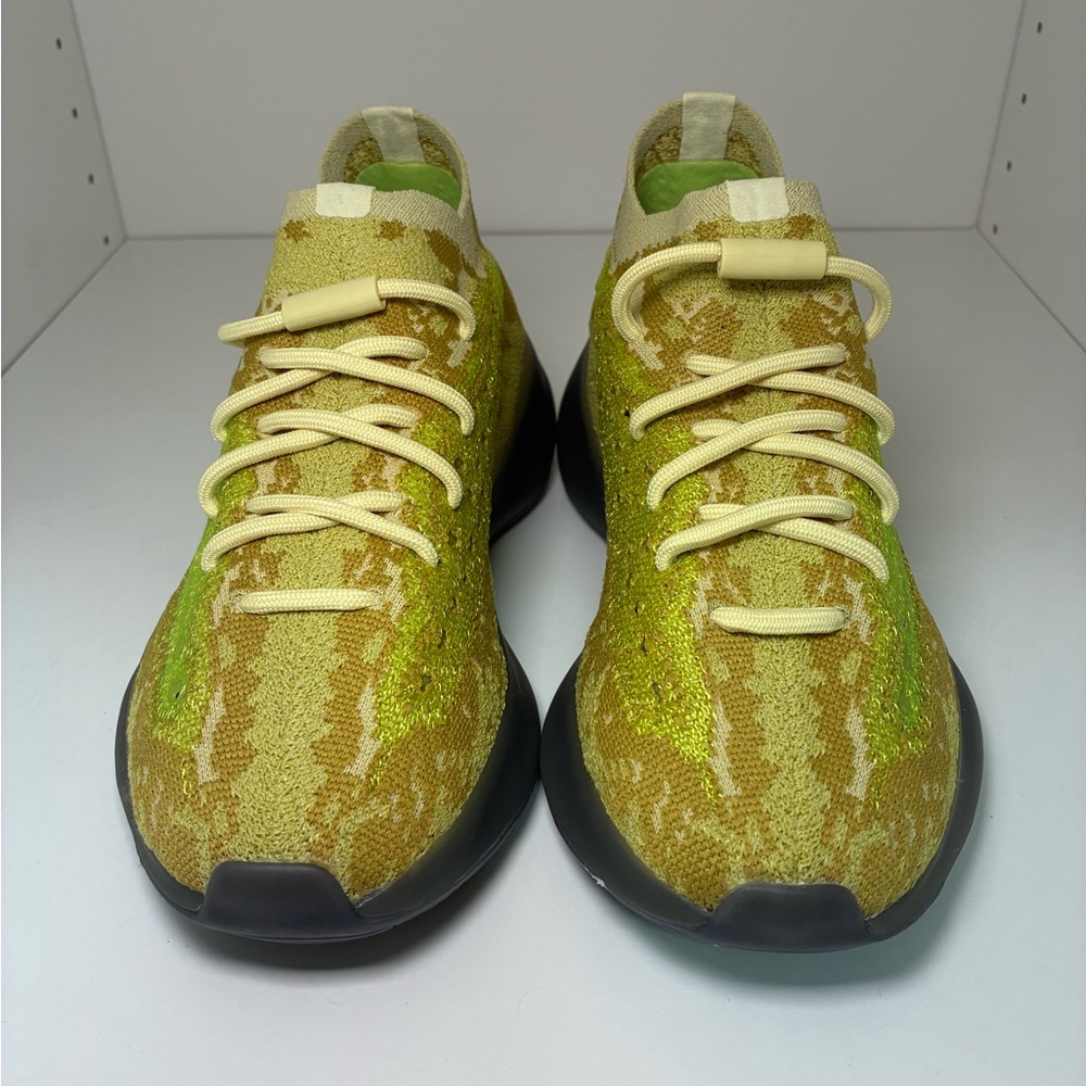 adidas Yeezy Boost 380 Hylte Kids Sneakers in Yellow and Green